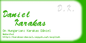 daniel karakas business card